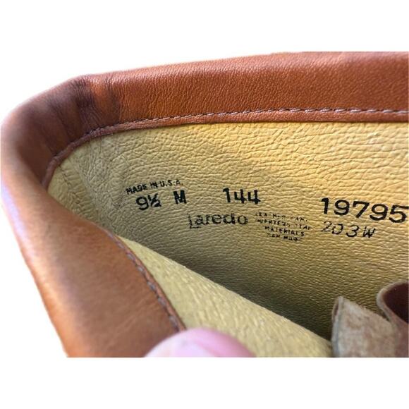 Vintage Laredo Lace Up Lacer Western Boot Women size 9.5 - Picture 7 of 9